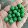 Jade Verde Seco Repujado Dragón de Hierro Accesorios de Vida Piezas de Jade Doble Felicidad Hojas Pétalos Tuberías de Jade con Cuentas Anillo de Jade de Loto
