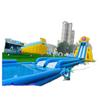 Parque acuático inflable grande equipo de atracciones piscina tobogán combinación soporte piscina parque inflable para niños fabricantes