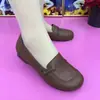 Mocasines sin cordones para mujer para madres, colección otoño 2026, suela blanda, antideslizantes, cómodos para mediana edad y personas mayores, zapatos planos