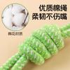Juguetes para Perros Cuerda Resistente a Mordidas Nudo de Cuerda de Algodón Pequeños, Medianos y Grandes Perros Limpieza de Dientes Molares Nudo de Cuerda Bola Juguetes para Gatos y Perros Venta al por Mayor