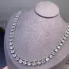 ¡Collar de Aguamarina Natural El Cristal Está Limpio! Piedra Principal 4*4mm Plata 925 Incrustada Proceso de Galvanoplastia