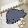 Alfombra de Piso Absorbente de Secado Rápido de Dibujos Animados para Baño Suave de Lodo Diatomeas Alfombra Irregular para Puerta Entrada de Inodoro Alfombra de Piso Resistente al Desgaste Antideslizante