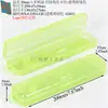 Caixa de Kit de Higiene Pessoal com Porta-Escova de Dentes e Pasta de Dente de Encaixe, Caixa de Raspador de Língua, Caixa de Escova de Dentes Elétrica de Plástico, Caixa de Armazenamento de Pasta de Dentes e Escova de Dentes