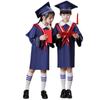Uniforme de Doctor de Jardín de Niños para Niños de Nuevo Estilo, Vestido de Graduación para Estudiantes de Primaria, Uniforme de Licenciatura, Uniforme para Actuaciones, Disfraz para Foto de Graduación