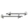 Acero Inoxidable 304 Hexagonal Exterior Pasamuros Varilla Roscada Tornillo Juego de Tuerca M18-20