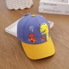 Gorra de bebé para primavera, verano y otoño, gorra de moda para niños, gorra de béisbol coreana con diseño de dinosaurio de dibujos animados para niños y niñas, gorra para el sol