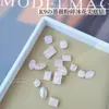 Arte de Unhas Alta Definição Glitter Triturado Rachado Flor de Gelo Joia de Diamante Rosa Claro Ovo de Pombo Quadrado Gordo Flor de Gelo Triturada Joia de Diamante para Unhas