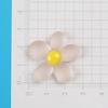 Resina al por mayor 29 mm flor de goma transparente hecha a mano DIY explosión banda de cuero cuerda para el cabello material accesorios para funda de teléfono móvil