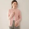 Cardigan de Suéter de Cachemira para Mujer Baicaierong Otoño/Invierno 2026 Diseño Versátil Tejido de Lana