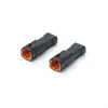 03T-Jwpf-Vsle (Preto) Conector Micro Plug Macho de 3 Furos com Carcaça Plástica Swpt-001T-P025