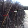 Materias Primas de Bambú Morado, Cañas de Bambú Negro para Decoración, Tubos al por Mayor, Boquillas de Seda Huilu, Cañas de Bambú de Tinta, Abanicos de Palacio, Mangos de Abanico Redondos