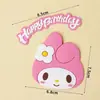 Figura de Dibujos Animados Tendencia Gato Kt Gato Ding Dong My Melody Kuromi Pegamento Suave Tendencia Decoración para Hornear Pasteles Insertar
