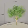 Plantas verdes artificiales, bambú y hojas de palma para decoración del hogar, decoración de interiores, arreglos florales y accesorios de jardinería, hojas artificiales de palma areca