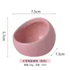Tigela de comida para hamster transfronteiriça, tigela de comida inclinada colorida para doces de hamster dourado de papagaio, comedouro para animais de estimação pequenos, tigela de cerâmica para hamster atacado