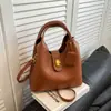 Bolso Cubo de Lujo Vintage de Nicho para Mujer Nuevo Estilo Otoño/Invierno 2025 Versátil para Hombro/Cruzado/Bolso de Mano