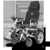 Silla de Ruedas Eléctrica Comercio Exterior Silla de Ruedas con Respaldo Alto Silla de Ruedas de Aleación de Aluminio Silla de Ruedas con Respaldo Bajo Silla de Ruedas Grande Silla de Ruedas Silla de Ruedas