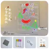Pizarra Luminosa Fluorescente LED Acrílica Borrable Recargable Escritorio Luz para Escribir a Mano Tienda Puesto Tablero de Exhibición de Precios