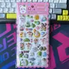 Lindas Pegatinas de Dibujos Animados para Decoración de Teléfono Móvil, Pegatinas de Relieve Tridimensional 5D de Epoxy de Cristal, Nuevas Pegatinas 3D para Niños