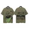 Moda Americana Transfronteriza Hellstar Serie Hellstar Camisetas Casuales de Algodón Impresas para Hombres y Mujeres Verano Sueltas de Manga Corta