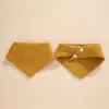 Toalla Triangular Infantil, Gasa de Algodón de Cuatro Capas, Toalla Facial Suave Absorbente, Toalla para la Boca de Bebé, Toalla para Guardería de Bebé