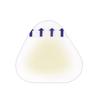 Almohadillas Prevención de Ampollas para Mujer, Almohadillas de Talón de Gel para Tacones Altos, Almohadillas para Pies Anti-Rozaduras, Almohadillas para Talón, Plantillas para Zapatos, Almohadillas de Talón de Plantilla de Medio Tamaño
