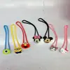 Cordão para Celular Capa Corda para Pendurar no Pescoço Alça Curta Longa para Pulso Sling de Pulso Corrente de Silicone Líquido Corda Anti-Perda Anti-Queda