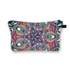 Bolsa de Cosméticos con Patrón de Mandala Transfronteriza, Bolso de Almacenamiento Multifuncional con Estampado de Moda, Bolsa Portátil de Gran Capacidad para Niñas, Más Vendido