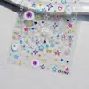 Cyansea Popular Transfronteiriço Estilo Y2K Dopamina Colorido Estrela Coração Decoração de Unhas Adesivos DIY Planejador Celular