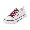 Zapatos de Lona para Dedos del Pie HY9019 Mango para Mujer Primavera y Otoño 2026 Zapatos de Estudiante Tenis Planos Casuales Zapatos de Mujer Bloque de Color Estilo Delgado