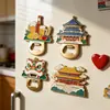 Imanes Metálicos Personalizados para Refrigerador para Atracciones Turísticas, Regalos Conmemorativos Culturales y Creativos, Producción de Imanes para Refrigerador Promocionales Corporativos con Logo Personalizado