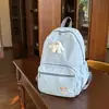 Nova Mochila Escolar Fresca e Simples Estilo Japonês para Alunos do Ensino Fundamental e Médio, Mochila Versátil e Leve, Estilo Ins da Moda