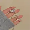 Colar Puxador com Borboleta e Franja de Prata Corrente para Clavícula Feminina Estilo Frio Elegante Acessórios Nova Moda Corrente para Moletom