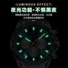 Reloj multifuncional para hombre de marca suiza, correa de acero, reloj de cuarzo luminoso, transmisión en vivo, explosiones de comercio exterior, una generación de cabello