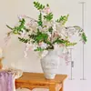 Flores Artificiais com Toque Realista de Alta Qualidade, Decorações de Plantas Verdes para Sala de Estar, Arranjos Florais, Dropshipping para Transmissões ao Vivo