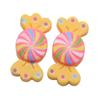 Accesorios de resina simulación caramelo comida juego crema pegamento material para funda de teléfono móvil bebé pequeña horquilla accesorios diy