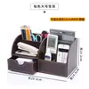 Contenedor de bolígrafos de oficina diseño de lujo ligero gran capacidad almacenamiento de escritorio de oficina bolígrafo papelería caja de bolígrafos adornos creativo