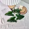 Hojas de Jacinto de Agua Artificiales, Hojas Artificiales, Accesorios de Enredadera Artificiales, Flores Artificiales, Hojas de Plantas Verdes Artificiales, Hojas Artificiales Pegadas