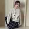 Suéter de Punto para Niñas Primavera y Otoño Cárdigan de Piña para Niños Chaqueta Suéter de Primavera Top Elegante para Bebé Ropa Infantil