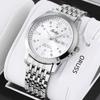 Reloj de nicho de diseño simple y atmosférico estilo coreano resistente al agua para hombre Reloj de cuarzo de alta gama para combinar con todo para hombre