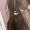 Colar com Ponto de Sal Marinho Romântico Estilo Francês Feminino Colagem Gota Versátil Corrente de Clavícula Estilo Elegante Leve de Luxo Praia Design Simples