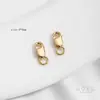 Conector de Cierre de Langosta Relleno de Oro 14K18K para Cierre de Collar de Perlas Accesorios de Cabeza de Cierre de Resorte de Plata Hecho a Mano para Pulsera DIY