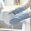 Luvas de Nitrilo para Limpeza Doméstica, Lavar Louça, Uso na Cozinha, Duráveis, Borracha Grossa, para Lavar Roupas, Cozinhar, Impermeáveis, Grau Alimentício