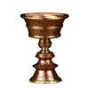 Lâmpada de manteiga cobre vermelho cobre esculpida à mão lâmpada sempre brilhante lâmpada frontal de Buda tamanho pequeno médio grande par de lâmpadas desconto para grande quantidade