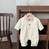 Nova Camisa Casual Contrastante para Meninos Outono 2024 Baby Stychy Solta Estilo Coreano Abas Casaco Primavera e Outono Tendência