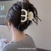 Espera ~ Moda simple japonesa y coreana recogido en la nuca pinzas para el cabello Extensiones Red para el cabello volumen acrílico pinza de tiburón