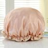 Gorro de ducha reutilizable para mujer grande impermeable alta elasticidad cabello largo trenza sombrero de protección para la ducha lavable