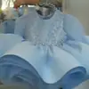 Vestido de Primeiro Aniversário Vestido de Princesa Nicho Infantil Luxo Leve Daminha Vestido de Casamento Meninas Menininha Vestido para Apresentação de Piano Saia Coreana