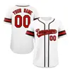 2024 comercio exterior impresión digital chaqueta para hombre y mujer uniforme de béisbol fábrica venta directa al por mayor uniforme de béisbol deportivo transfronterizo