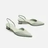 Sandalias Baotou para Mujer 2026 Nuevo Verano Sencillas Punta Fina Tacón Cuadrado Sandalias para Mujer Tacón Alto Correa Fina Moda Zapatos de una Sola Tira Talla Grande
