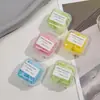 Pastilla de jabón portátil para lavarse las manos, papel de jabón, desechable para estudiantes y niños, caja de pastillas de jabón de pétalos para viajes